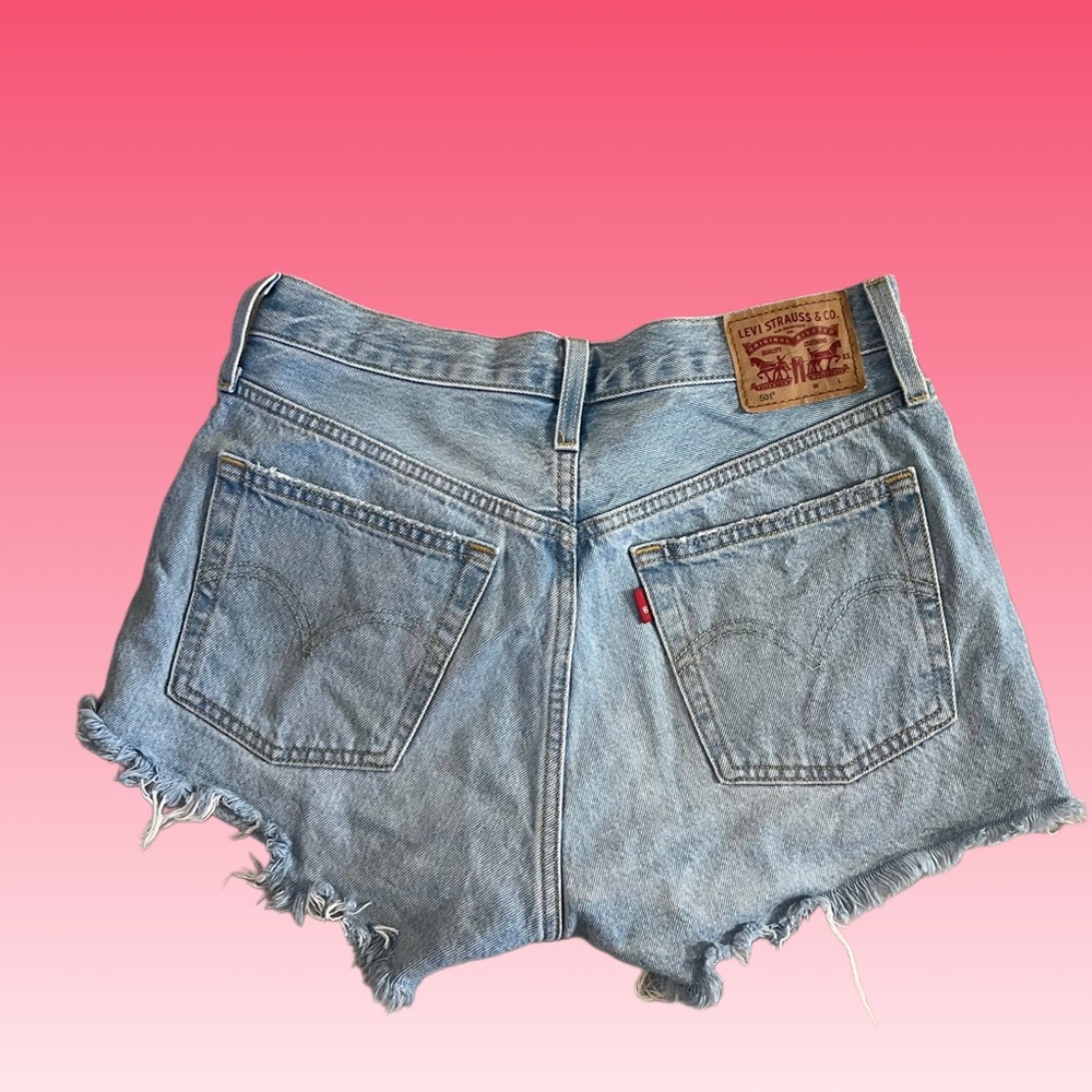 Levi's Women's Light Blue Denim Shorts